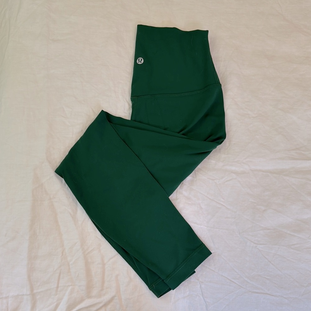 Lululemon Align Everglades Green Leggings. Size 4. 25” length. EX condition